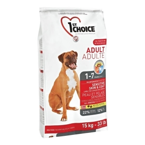 Voksen hundefoder Lam & Brune Ris, 15 kg
