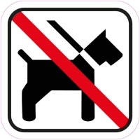 hunde er ikke tilladt