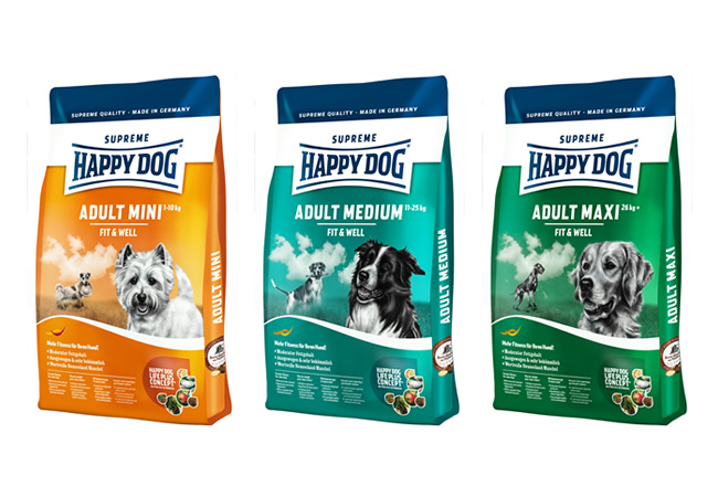 4 kg tilpasset Fit & Well Adult hundefoder til alle racer